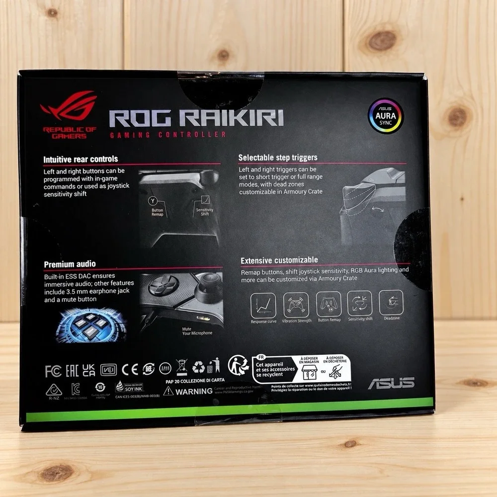 ASUS ROG Raikiri Wired Controller RGB Remap for Xbox Series X|S One PC 3m[D]